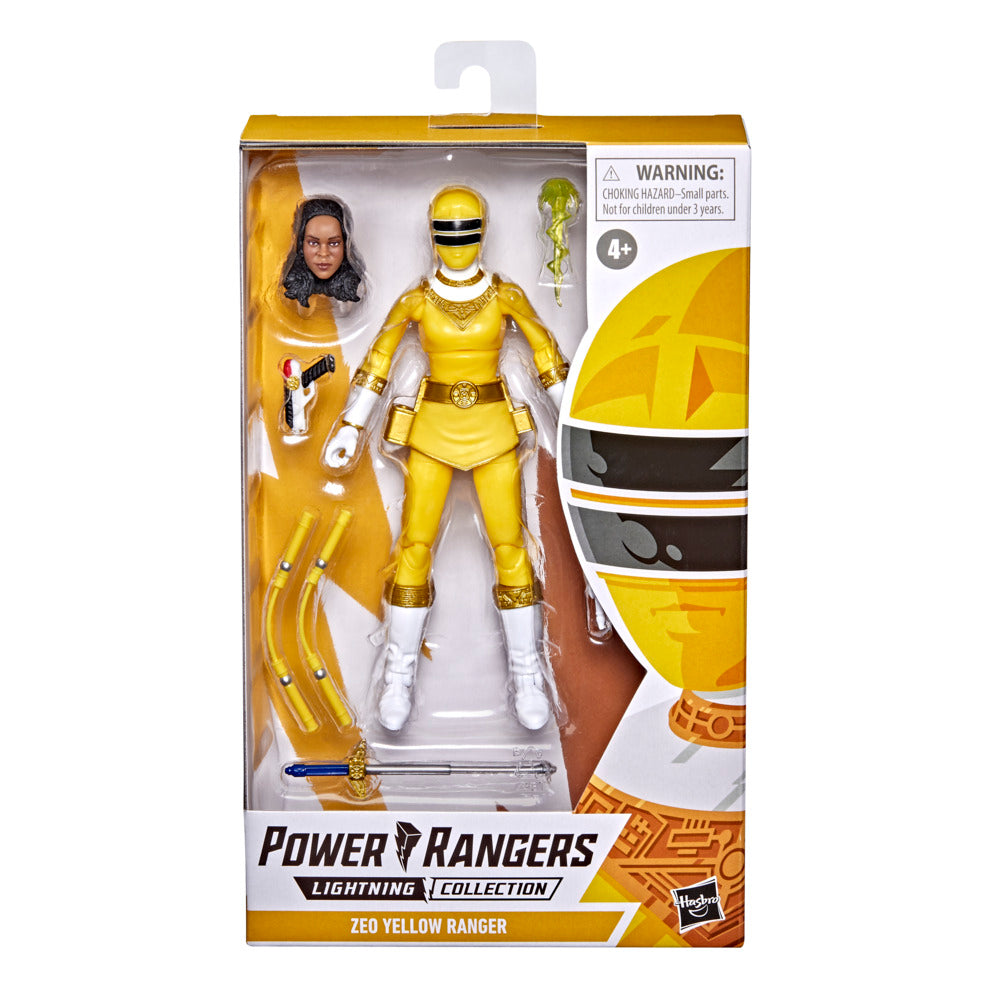 Hot! Power Rangers Lightning Collection Zeo Yellow Ranger Figure