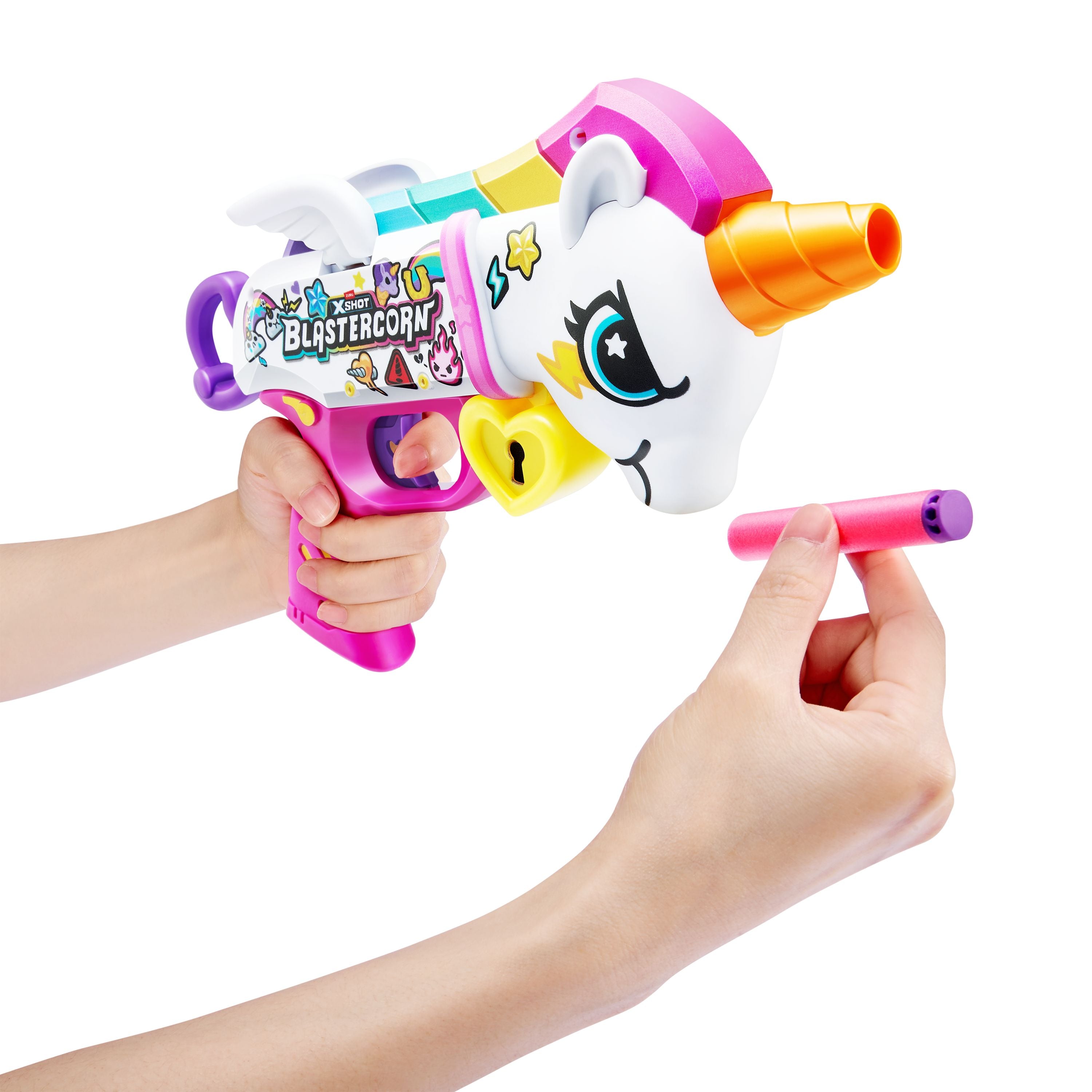 Hot Deal! ZURU X Shot Blastercorn Series 1 Unicorn Themed Blaster with 16 Darts