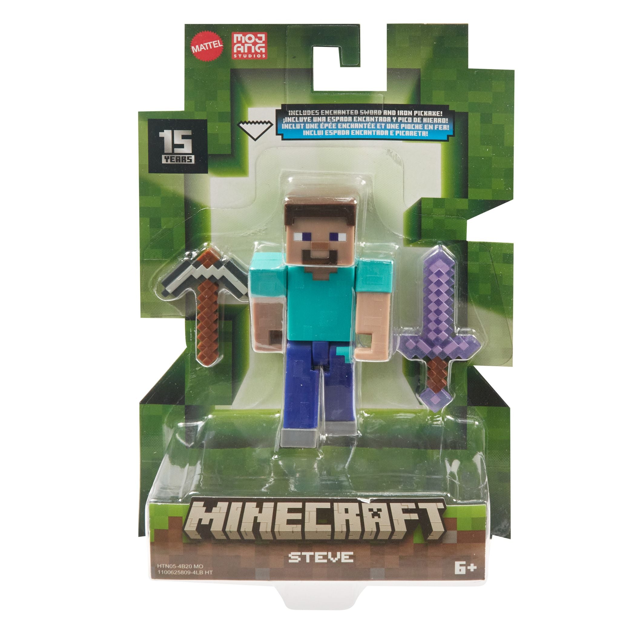 Hot Sale! 3.25-Inch Minecraft Action Figure - Steve, Ideal for Collection and Play