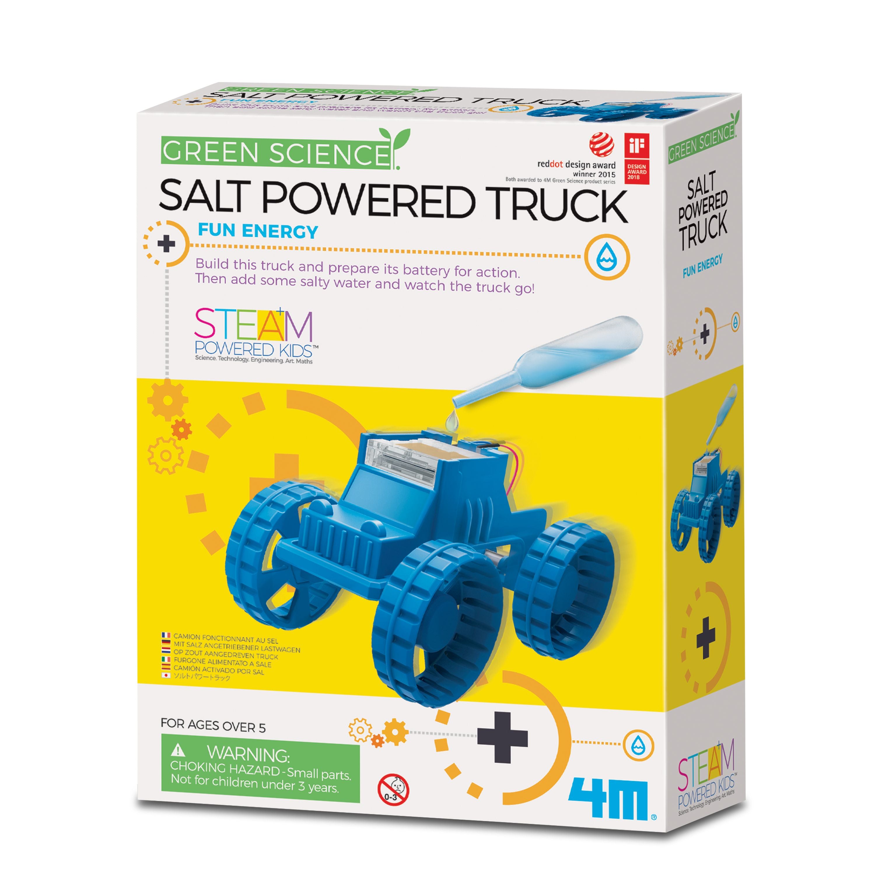 4M Green Science Eco -Engineering Salt Powered Truck