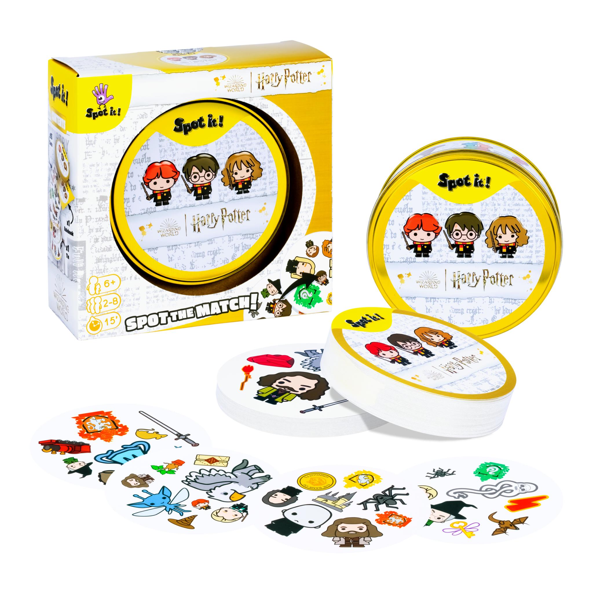 Hot Sale! Harry Potter Themed Spot It! Card Game for 2 - 8 Players Aged 6+
