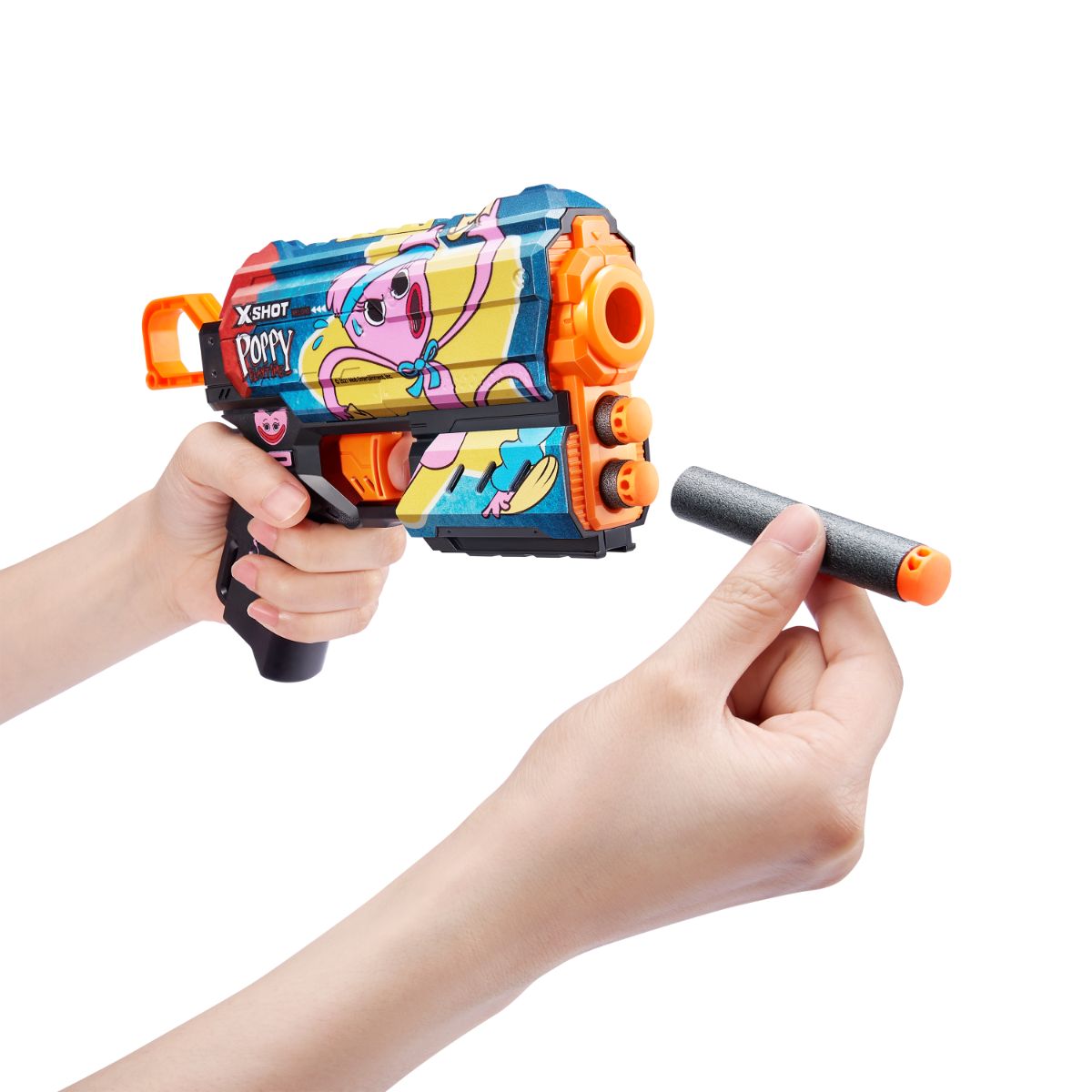 Hot Sale! ZURU X Shot Flux Poppy Playtime Kissy Skins Blaster Toy