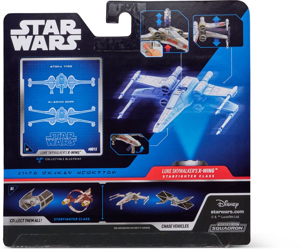 Star Wars 5-Inch Micro Galaxy Squadron 0015 Luke Skywalker's X-Wing Vehicle & Figure Set
