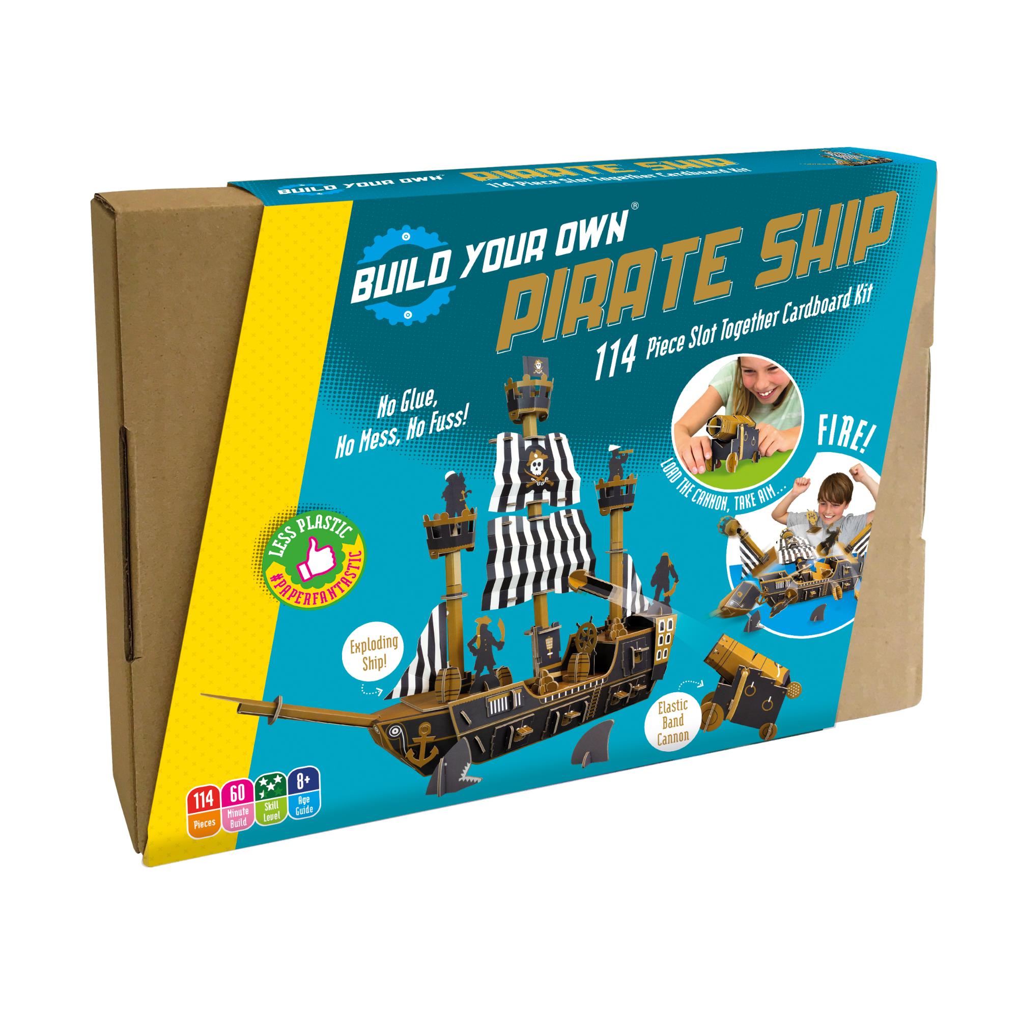 DIY Pirate Ship Building Kit for Adventurous Kids Aged 8+