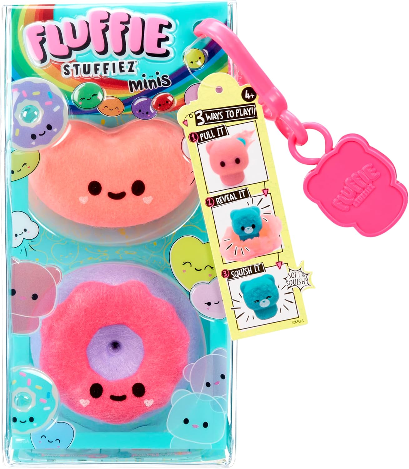 Fluffie Stuffiez Mini: Jellybean & Donut Surprise Collectibles