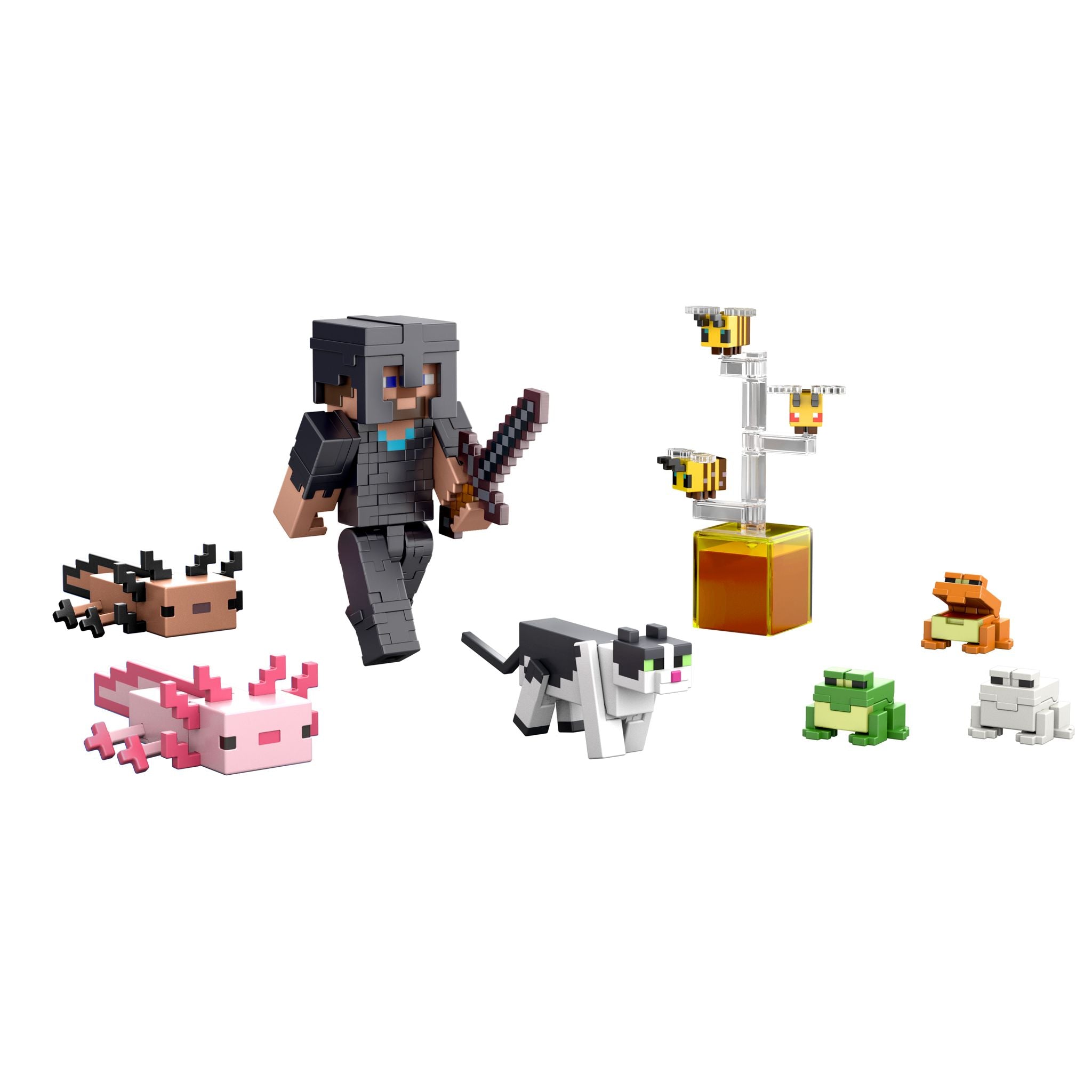 Hot Sale! 3.25-Inch Minecraft Action Figures - Frogs for Collectors