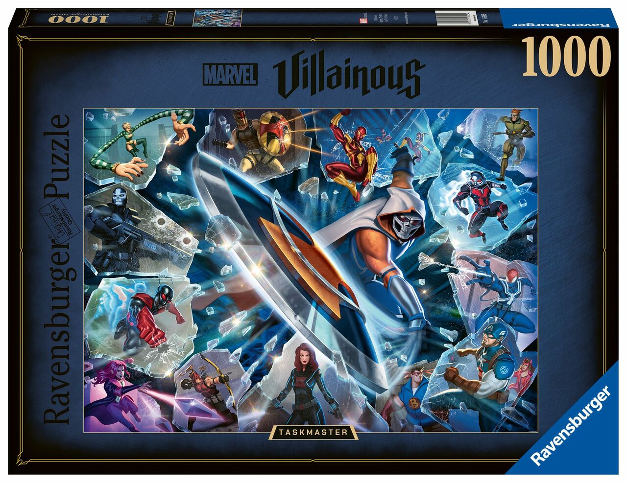 Ravensburger 1000-Piece Marvel Villainous Taskmaster Puzzle - Ideal for Fans!