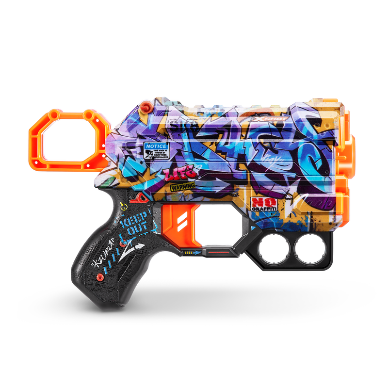 ZURU X Shot Skins Menace - Hot Dart Blaster for Spray Tag Battle