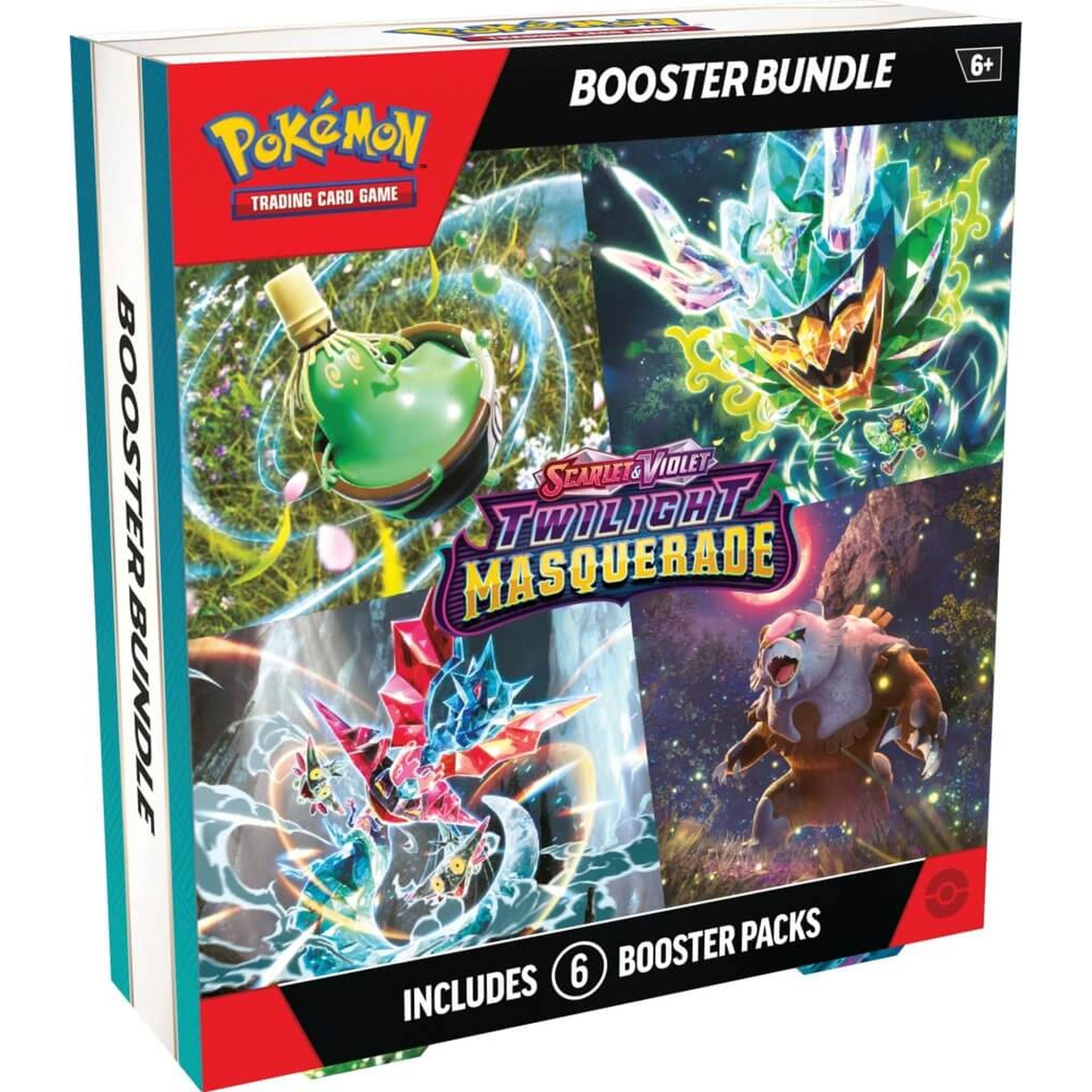 Pokemon TCG Scarlet & Violet 6-Pack Twilight Masquerade Booster Bundle