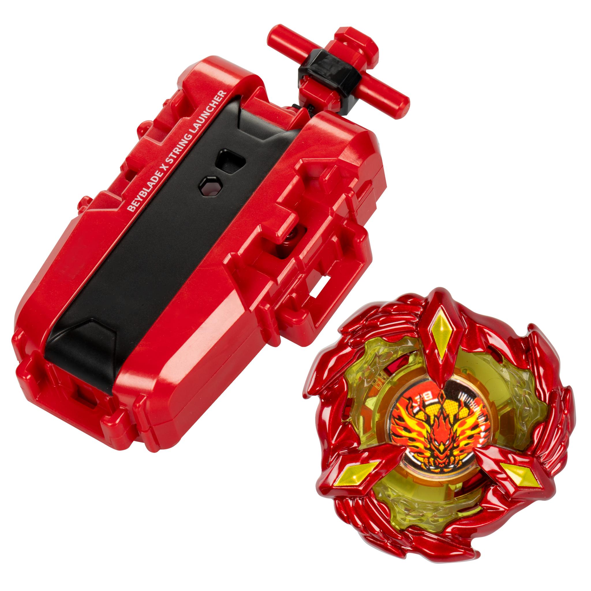 Beyblade X Deluxe Soar Phoenix String Launcher Set with Right - Spinning Top