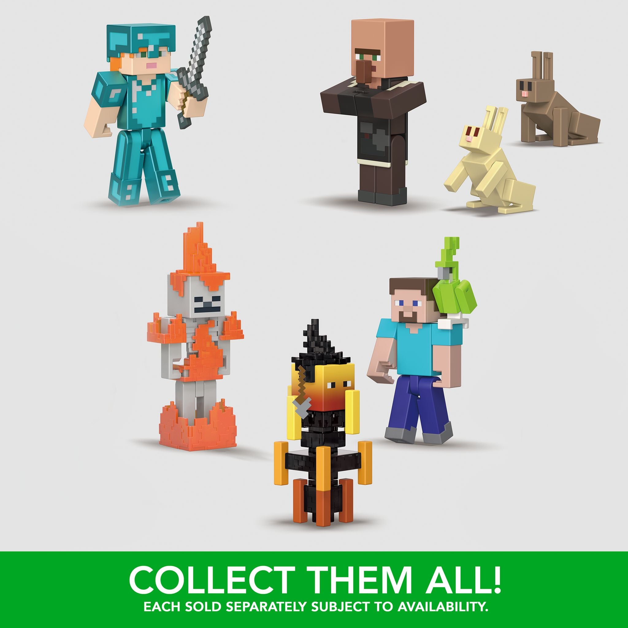 Hot Sale! 3.25-Inch Minecraft Action Figure - Skeleton for Collectors