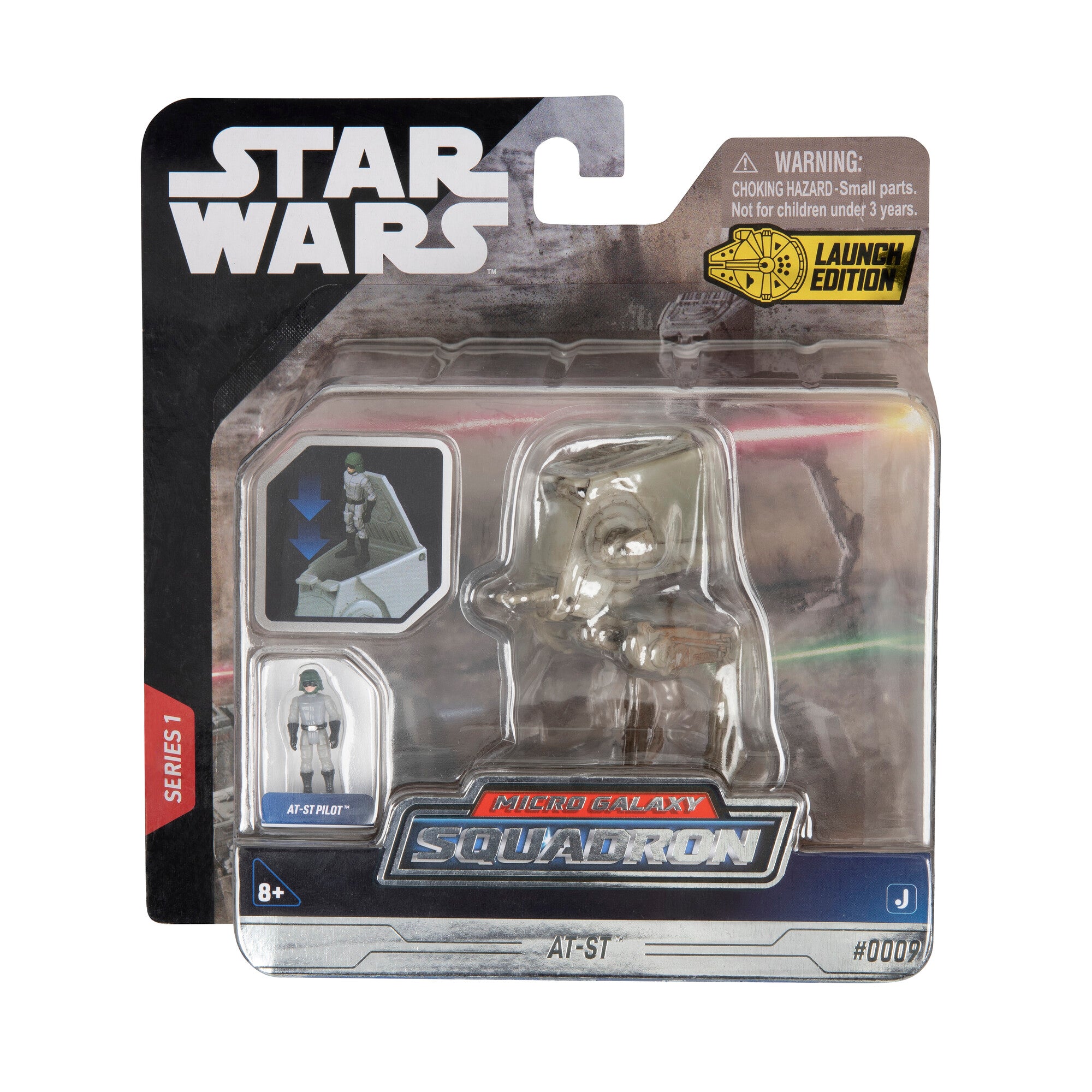 Limited Edition! Star Wars 3 - Inch Micro Galaxy Squadron At - St Vehicle & Figure Set