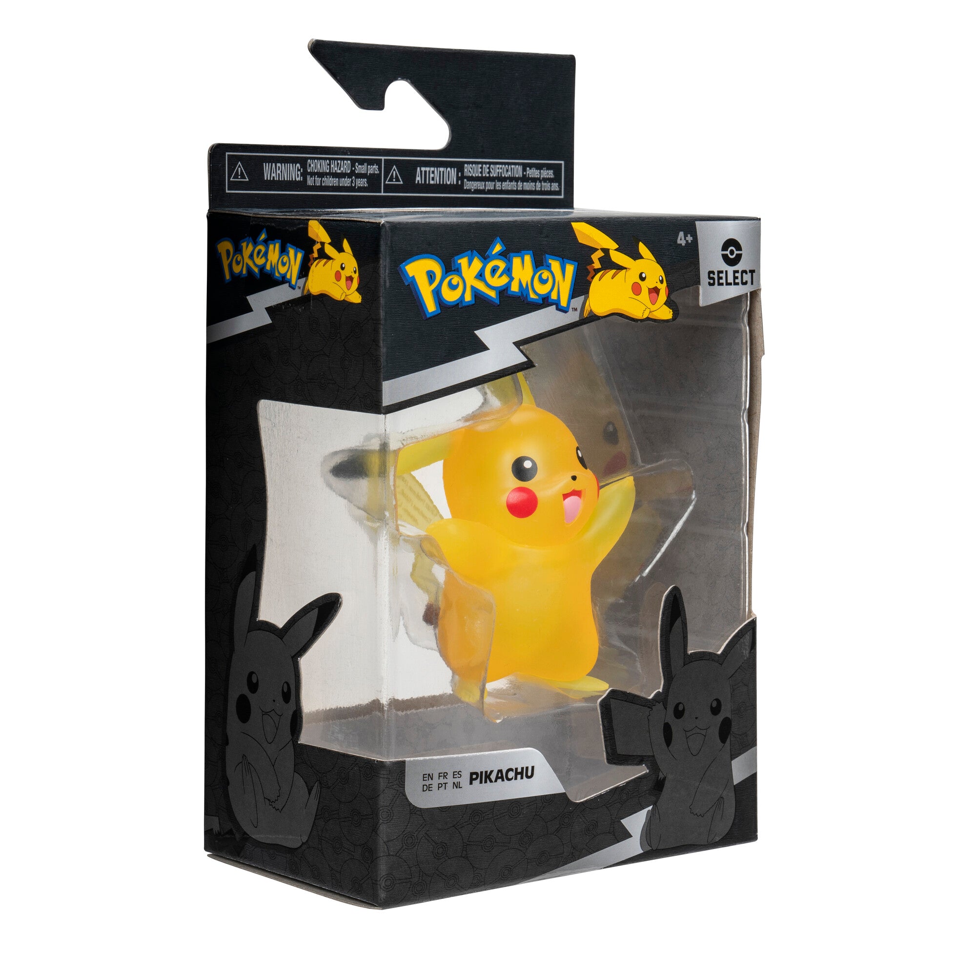 Translucent 10cm Pikachu Select Battle Figure for Pokemon Fans