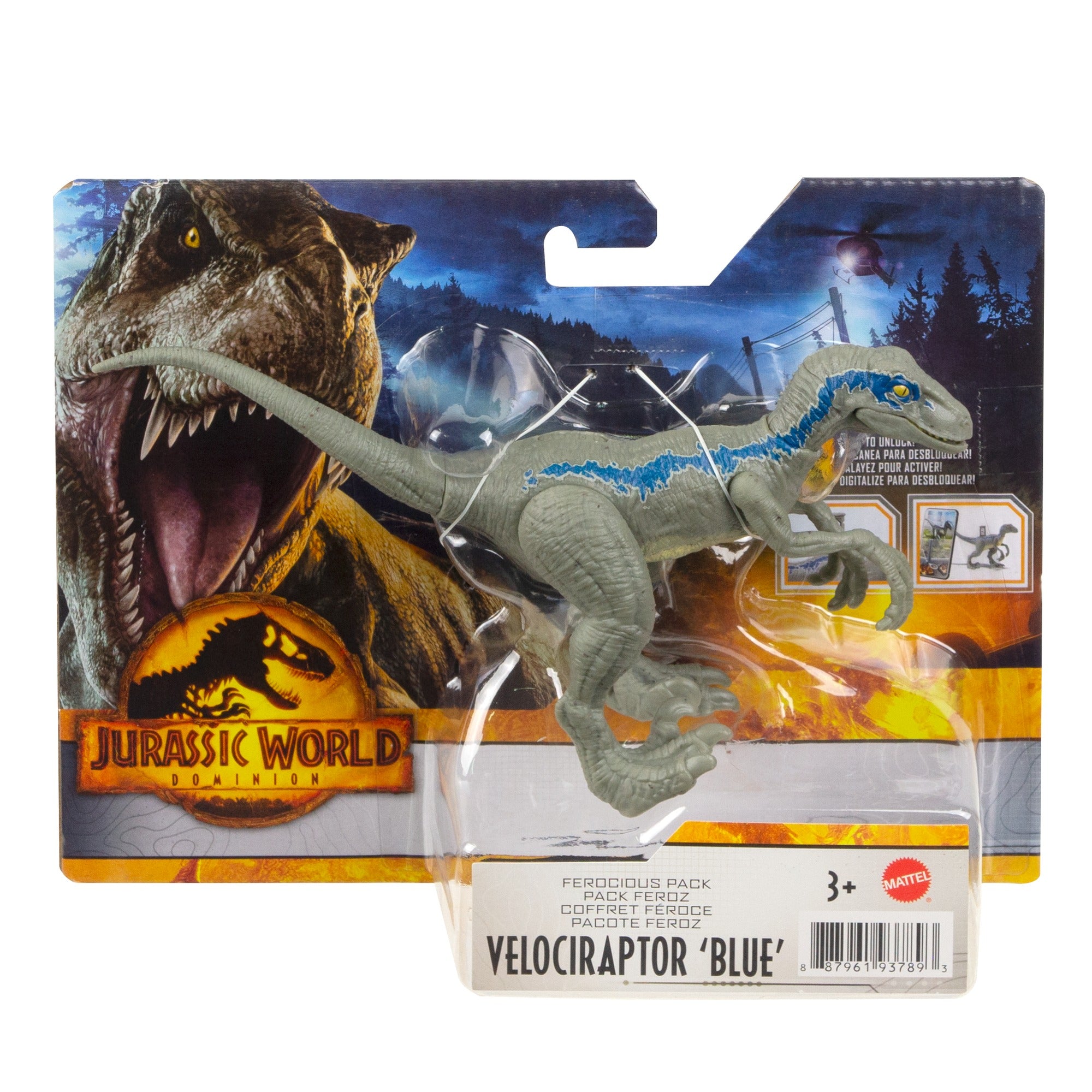 Jurassic World Dominion - Ferocious Velociraptor 'Blue' Pack