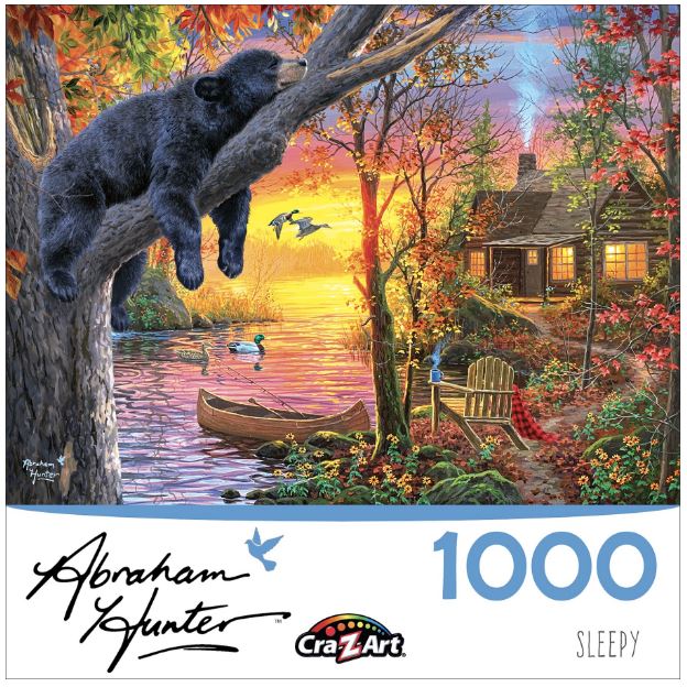 Cra-Z-Art's 1000 Piece Abraham Hunter 'Sleepy' Jigsaw Puzzle for All Ages