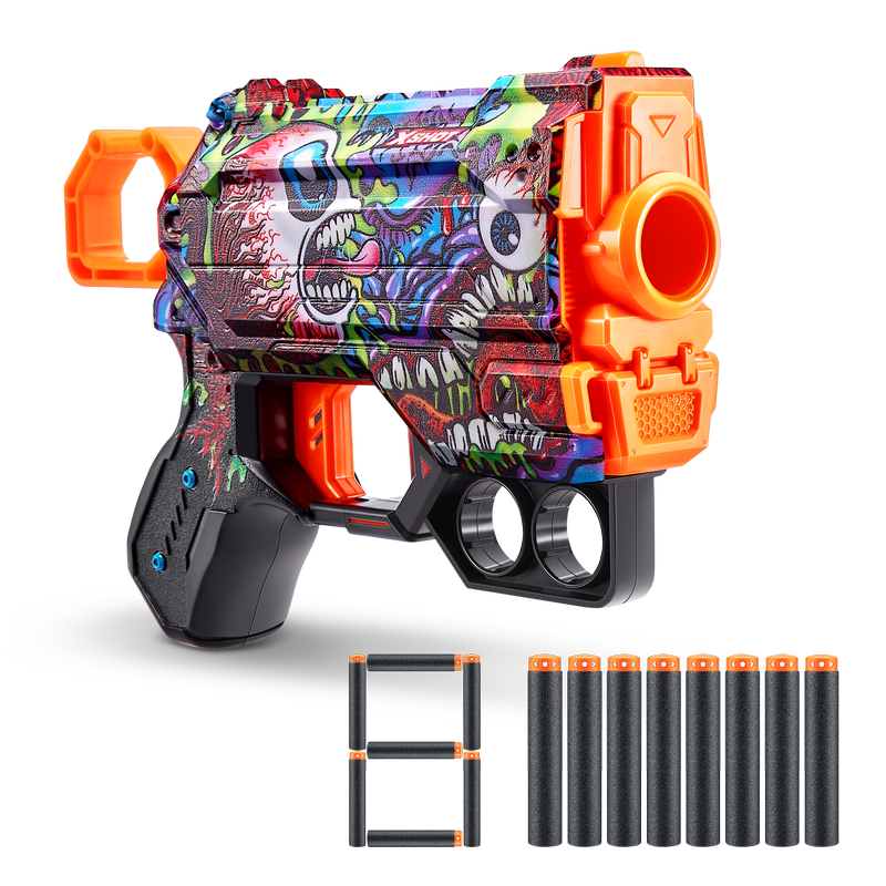 ZURU X Shot Skins Menace - A Powerful Dart Blaster for an Intense Battle