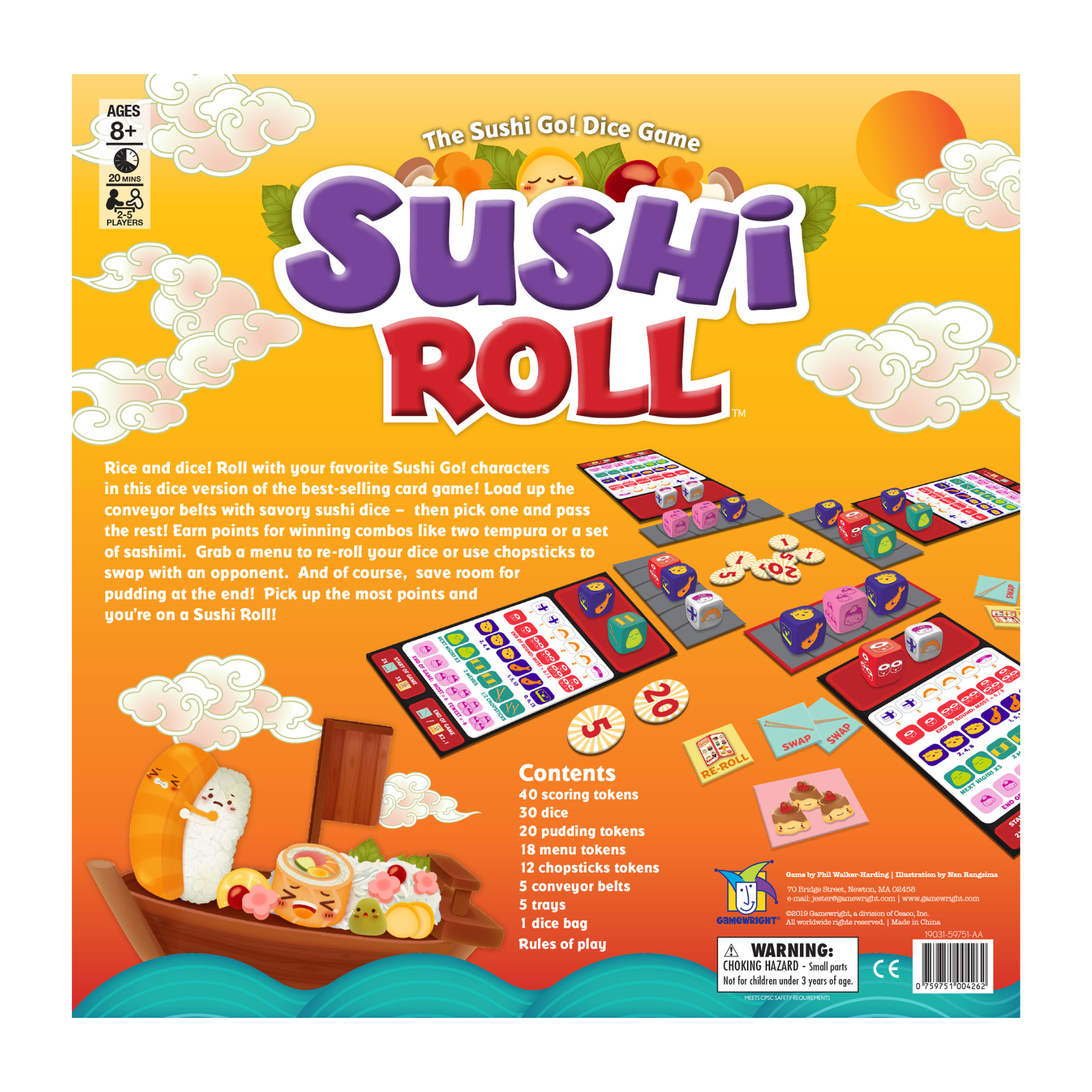 Hot Sale! Sushi Go! Dice Game - The Exciting Sushi Roll Version