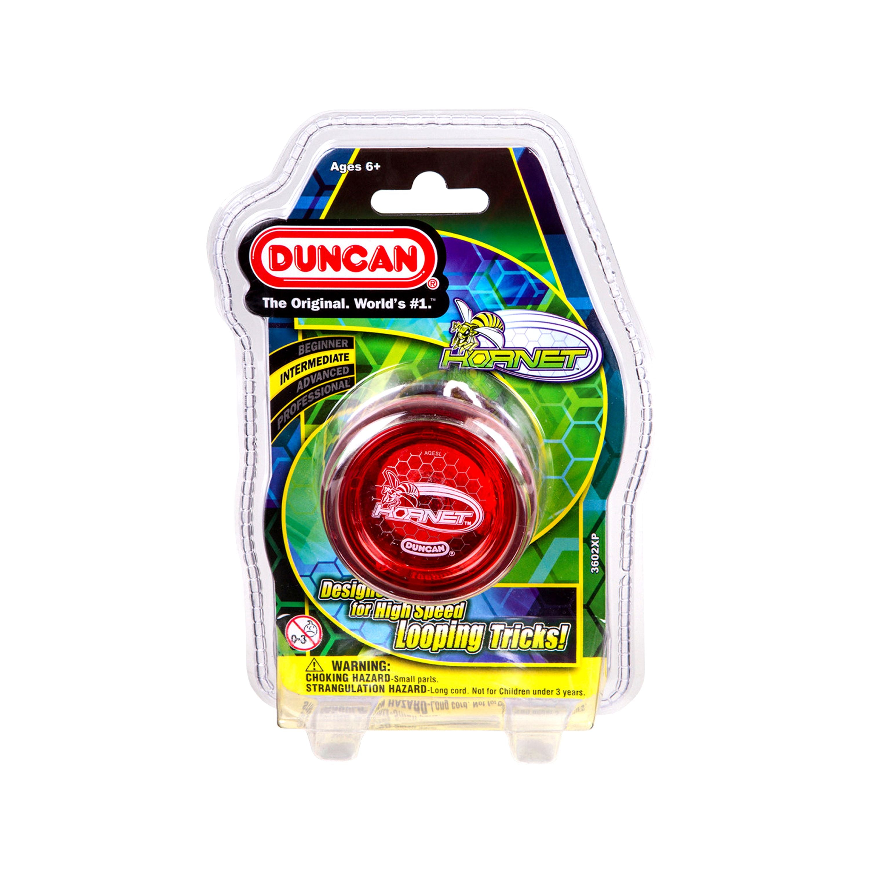 Duncan Intermediate Hornet Pro Yo-Yo with Assorted Styles for Advanced Looping