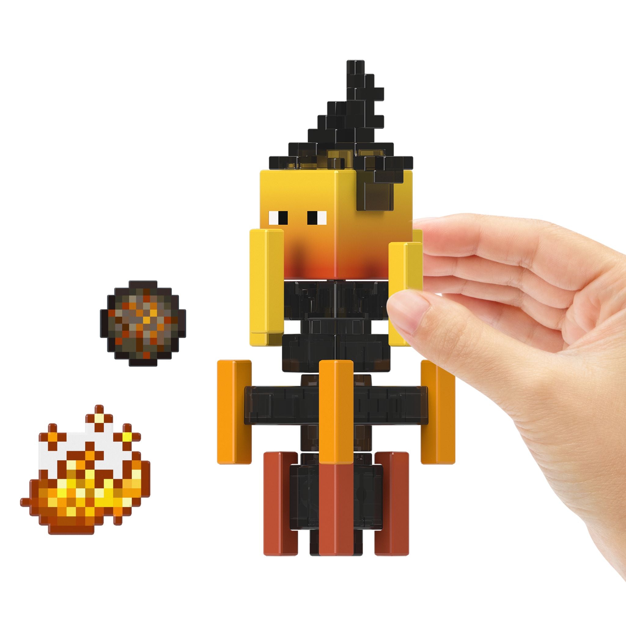 3.25 - Inch Authentic Minecraft Blaze Action Figure for Collectors