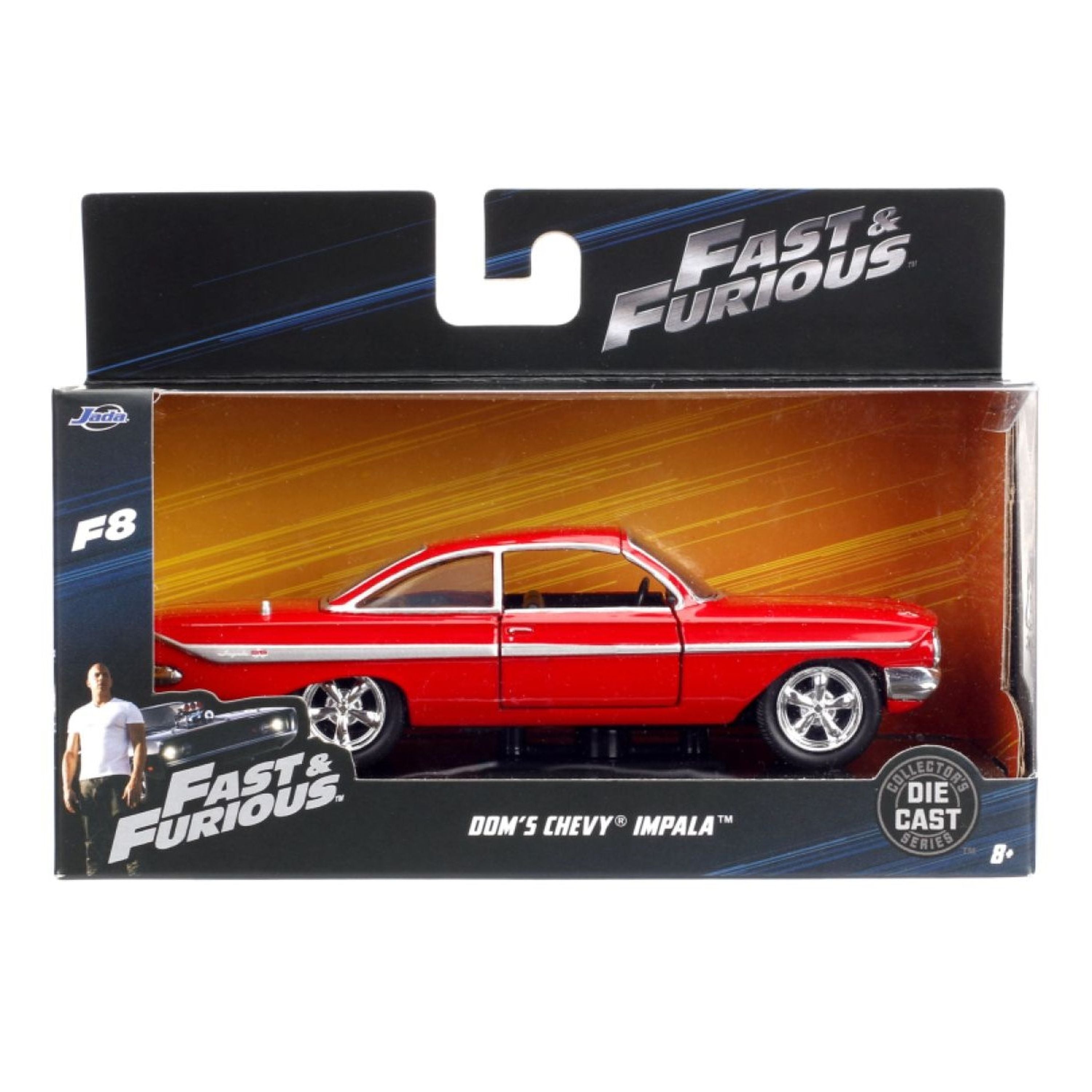 Jada 1:32 Scale Die - Cast 1961 Chevy Impala from Fast & Furious FF8