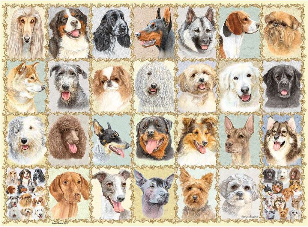 Ravensburger 500-Piece Mutt Shots! Puzzle - Engaging Canine Portrait Puzzle