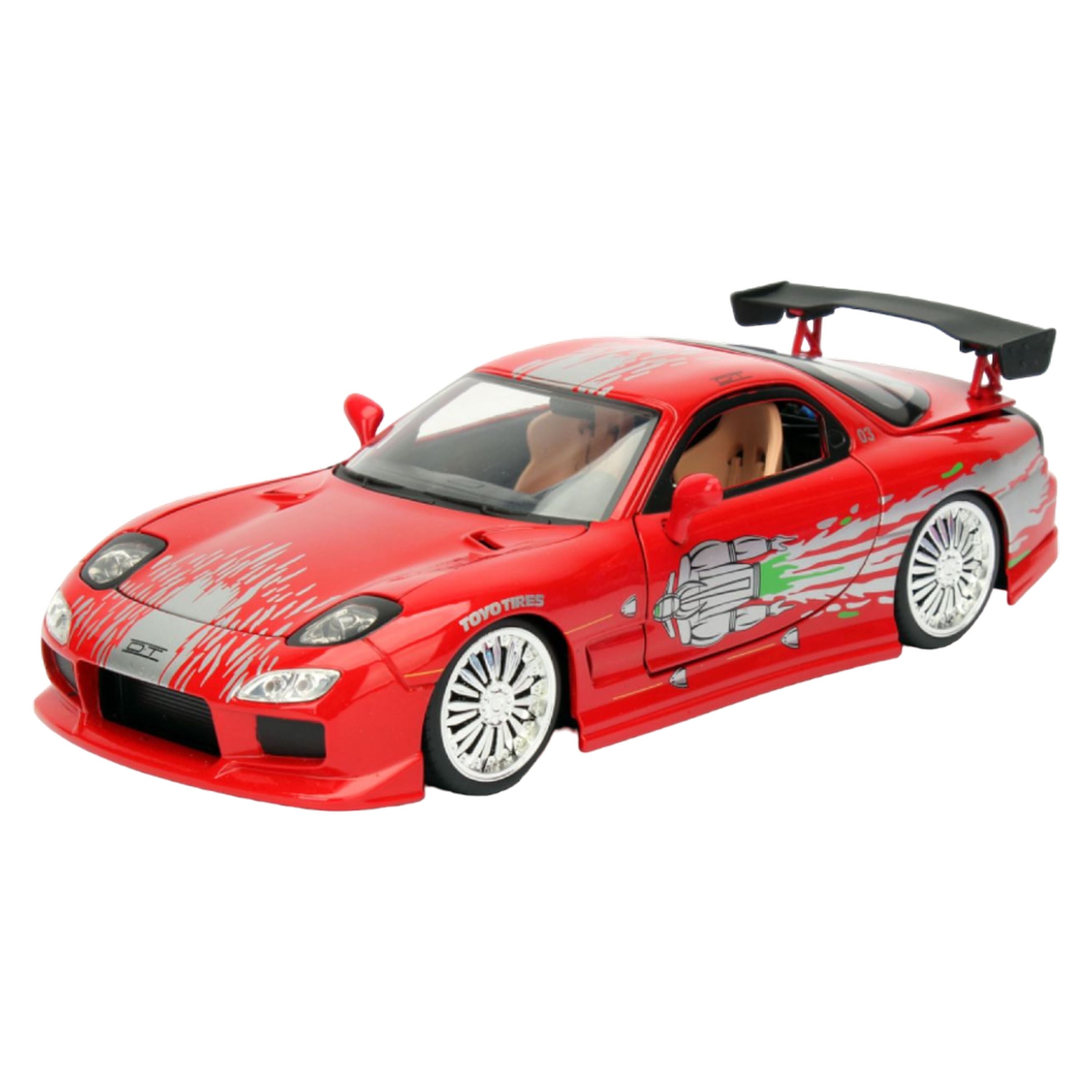 1:24 Scale Jada Die - Cast Fast & Furious Dom's 1993 Mazda RX - 7 Model