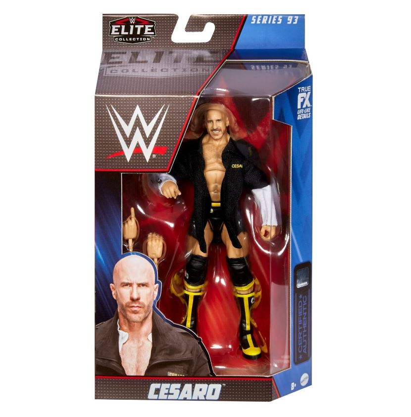 Hot Sale! WWE Elite Collection Series 93 Action Figure - Cesaro for Fans and Collectors