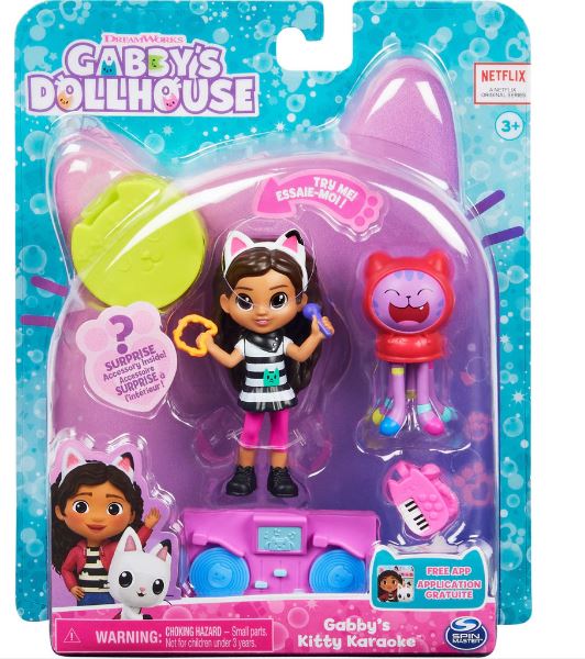 Gabby's Dollhouse Kitty Karaoke Set - Fun Musical Toy for Kids
