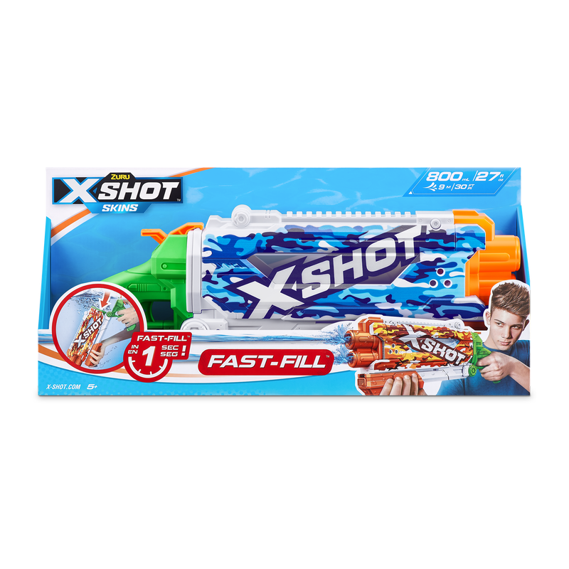 Hot Sale! ZURU X Shot Water Blaster with Fast Fill Pump Action and Water Camo Design