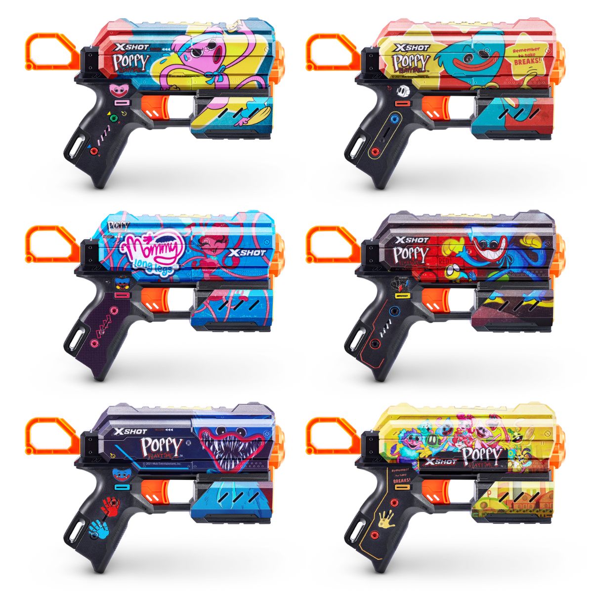 ZURU X Shot Skins Flux: Poppy Playtime's Epic Blaster