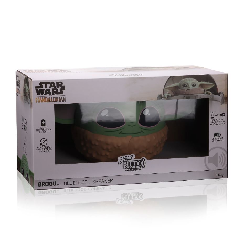 STAR WARS Grogu 8-Inch Bluetooth Speaker - Bigger Bitty Boomers! Limited Offer