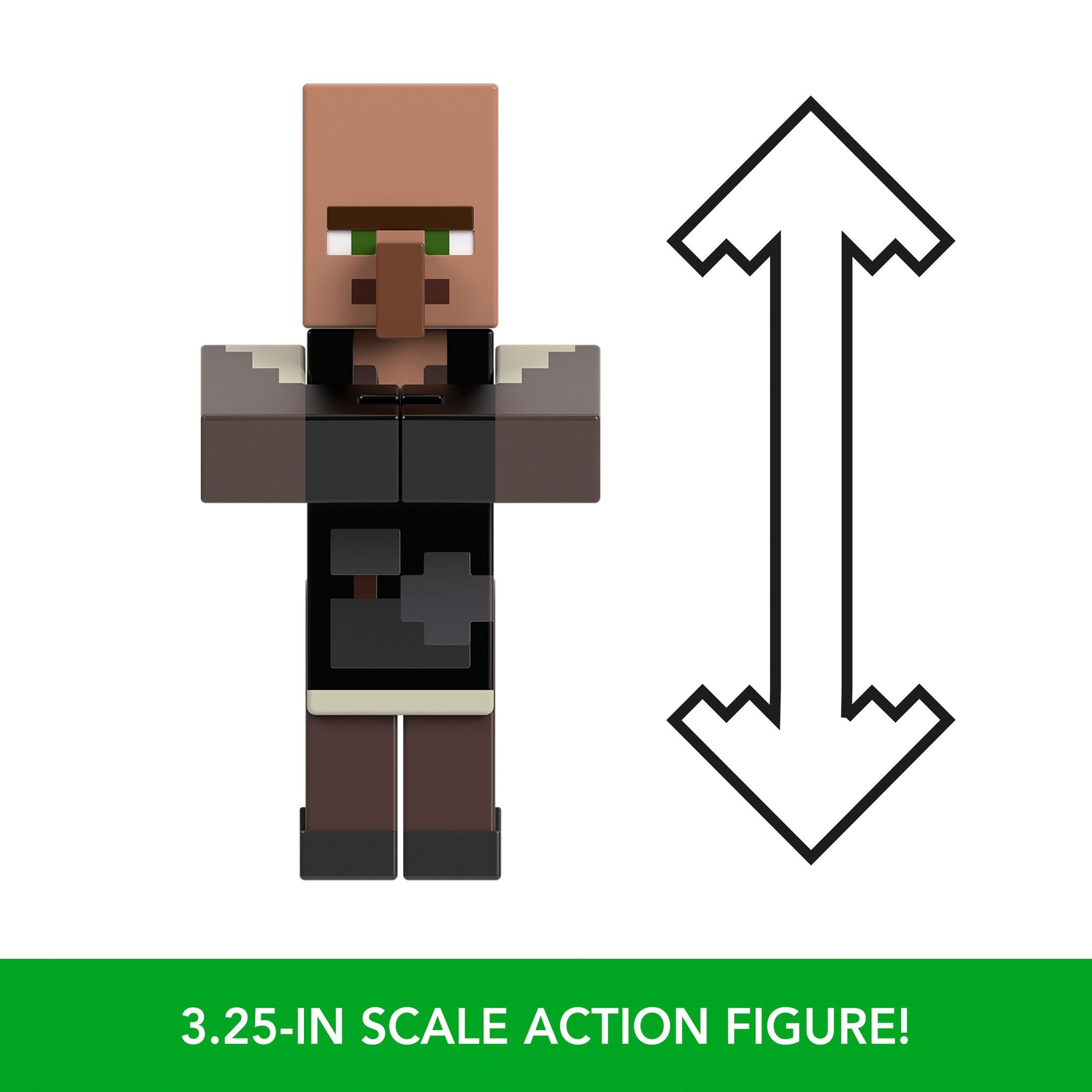 3.25-Inch Authentic Minecraft Stone Mason Action Figure