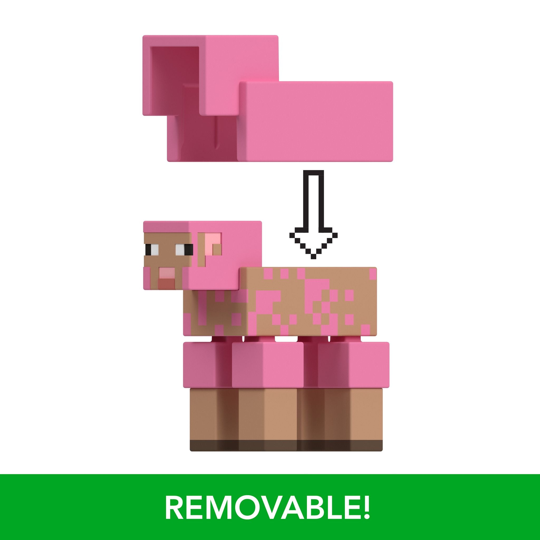 3.25-Inch Minecraft Dyed Sheep Action Figure - Ideal for Fans