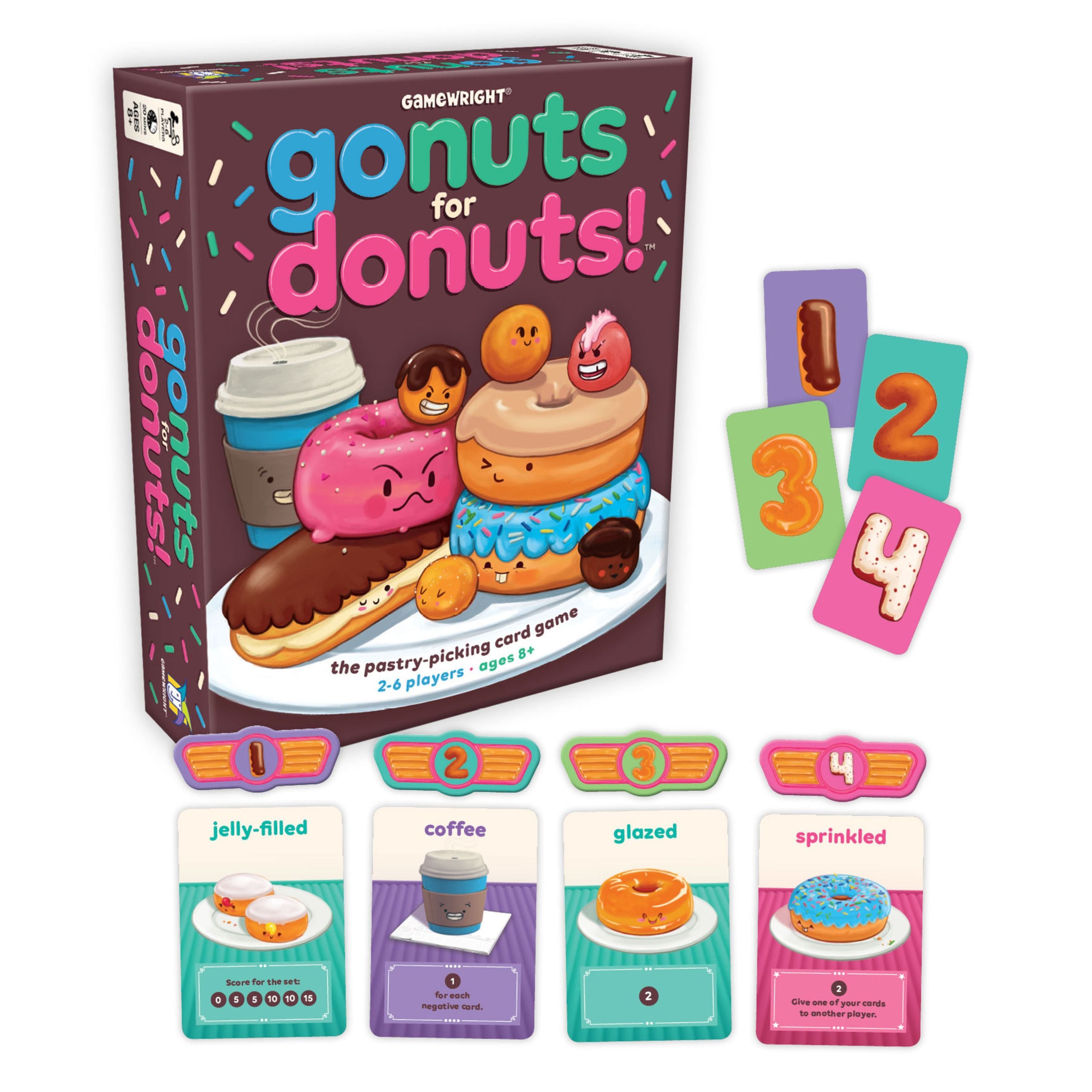Exciting Donut Themed Card Game - Go Nuts For Donuts!