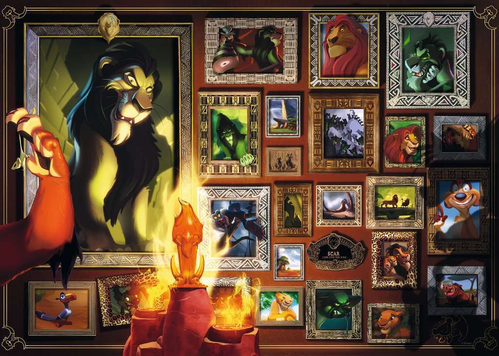 Get Your Hands on Ravensburger's 1000 - Piece Disney Villainous Scar Puzzle Now!