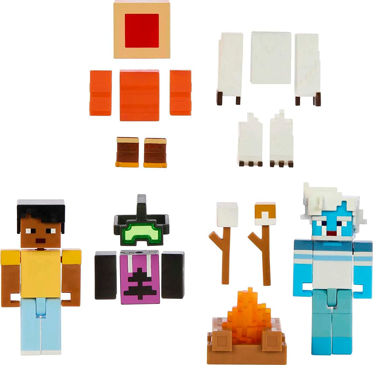 Hot Sale! Minecraft Creator Series: Mount Enderwood Yeti Scare Action Figure Pack