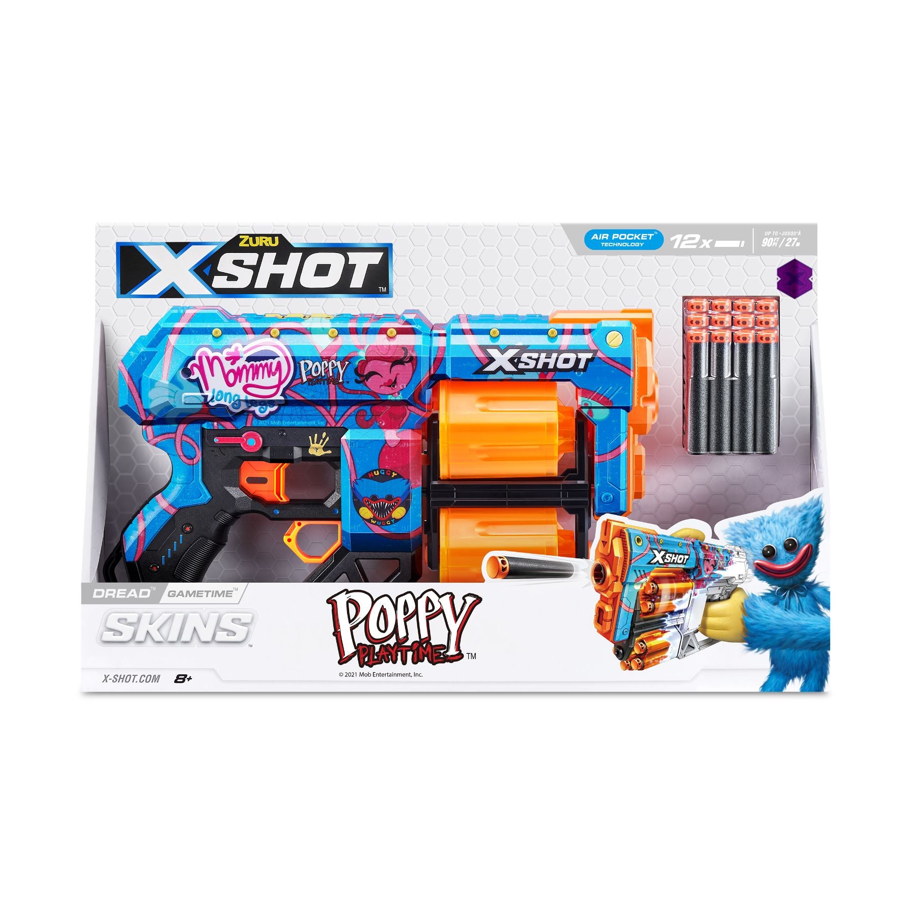 ZURU X Shot Skins Dread - Poppy Playtime Gaming Essential