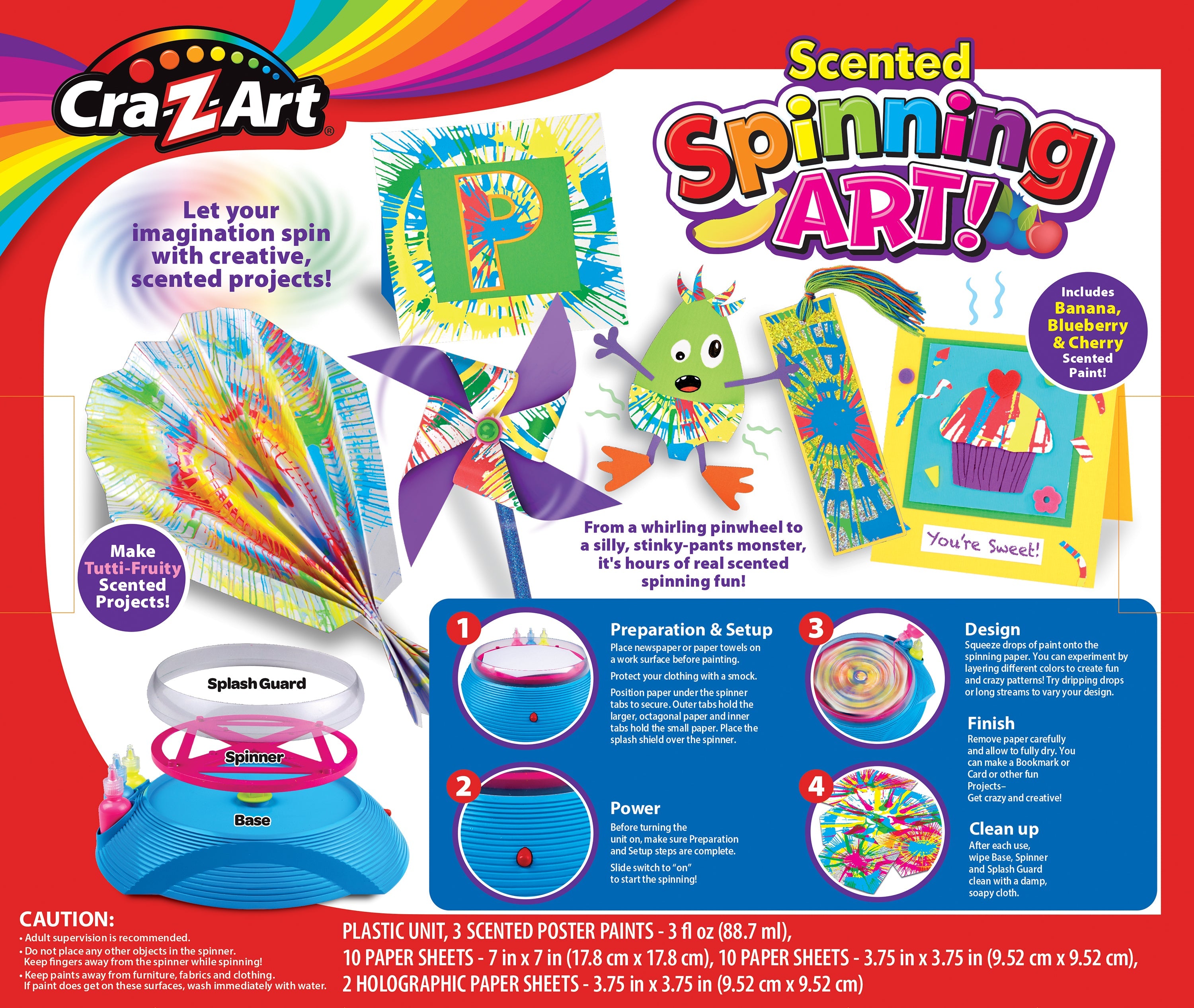 Hot Sale! Cra-Z-Art Scented Spinning Art Machine for Creative Projects