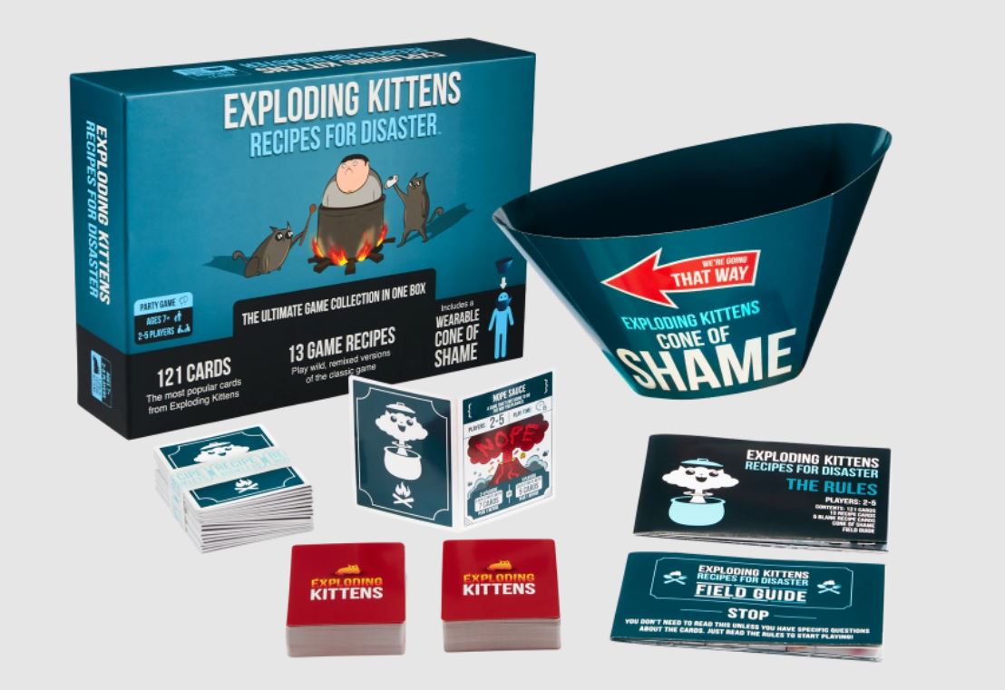 Exploding Kittens: Exciting Disaster Recipes Card Game