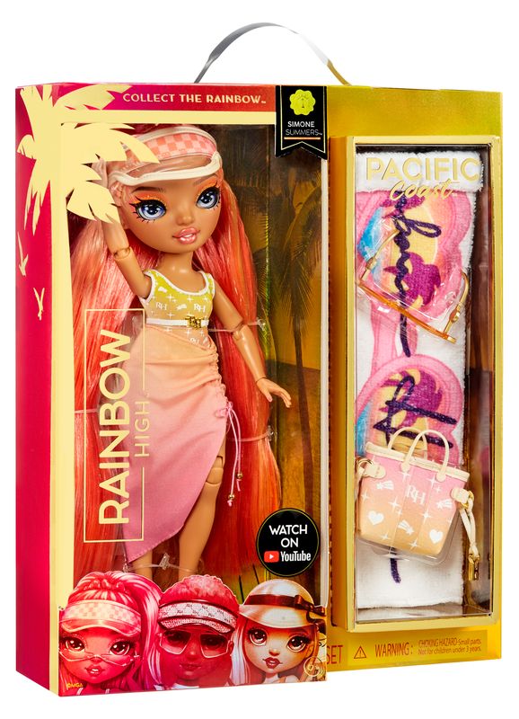 Hot Deal! Rainbow High Pacific Coast Fashion Doll - Simone Summers