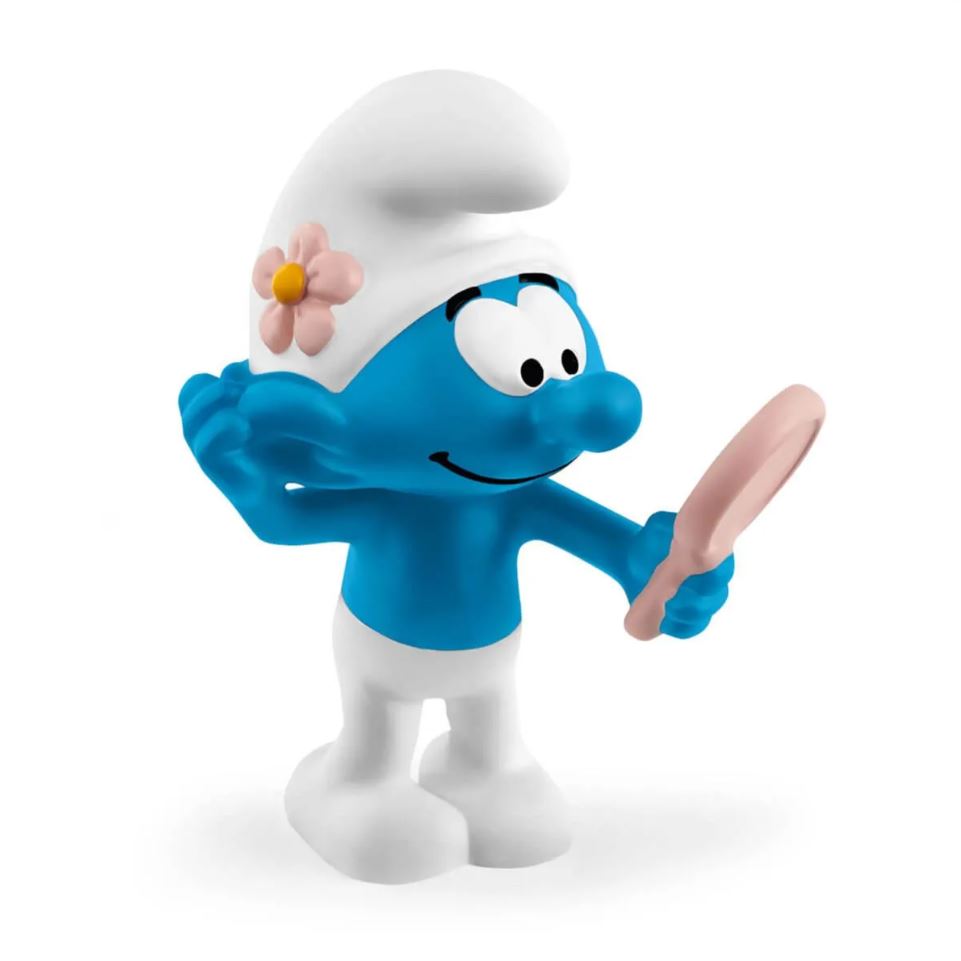 Schleich Exquisitely Detailed Vanity Smurf Figurine
