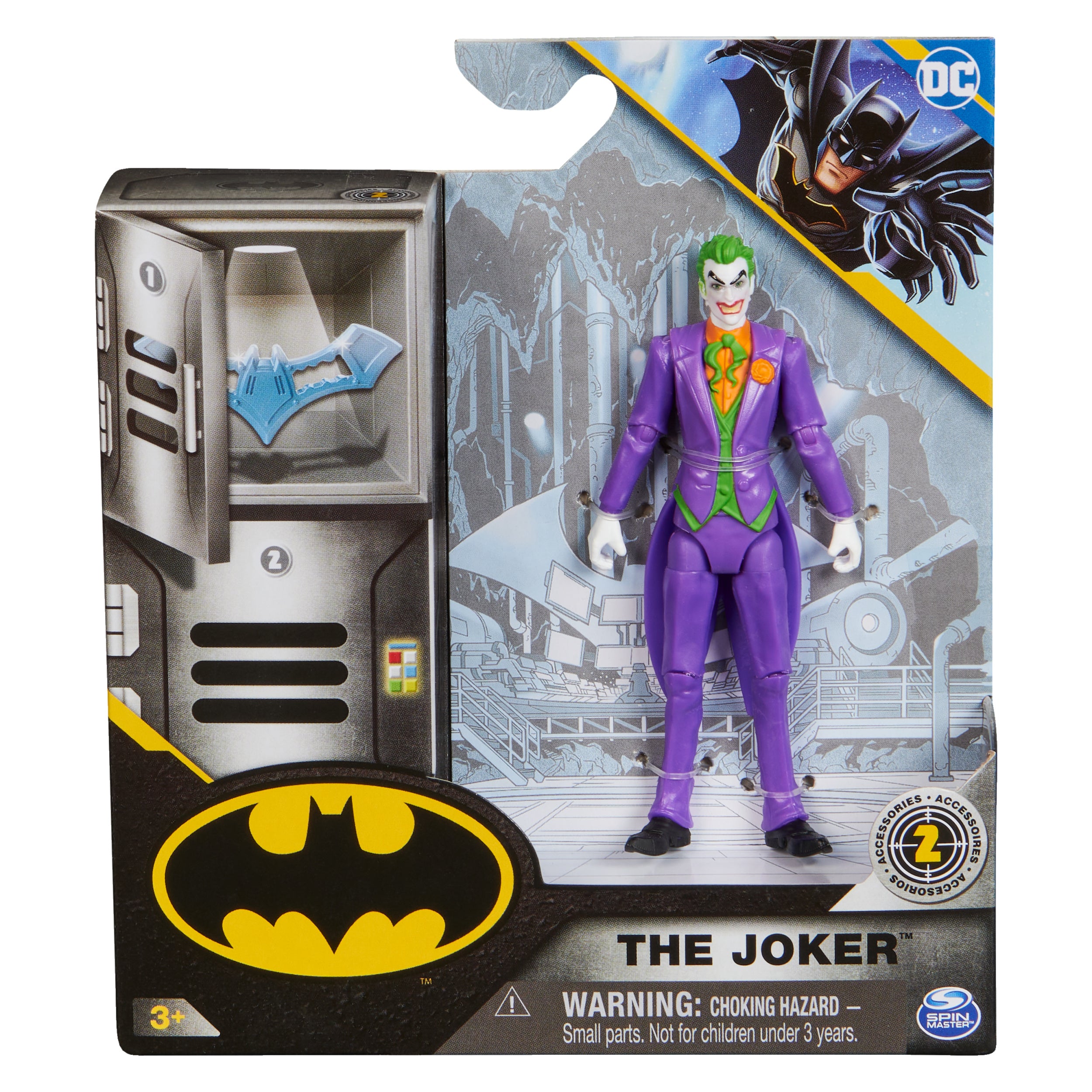 DC Comics 4-Inch Third Season, First Version Joker Action Figure