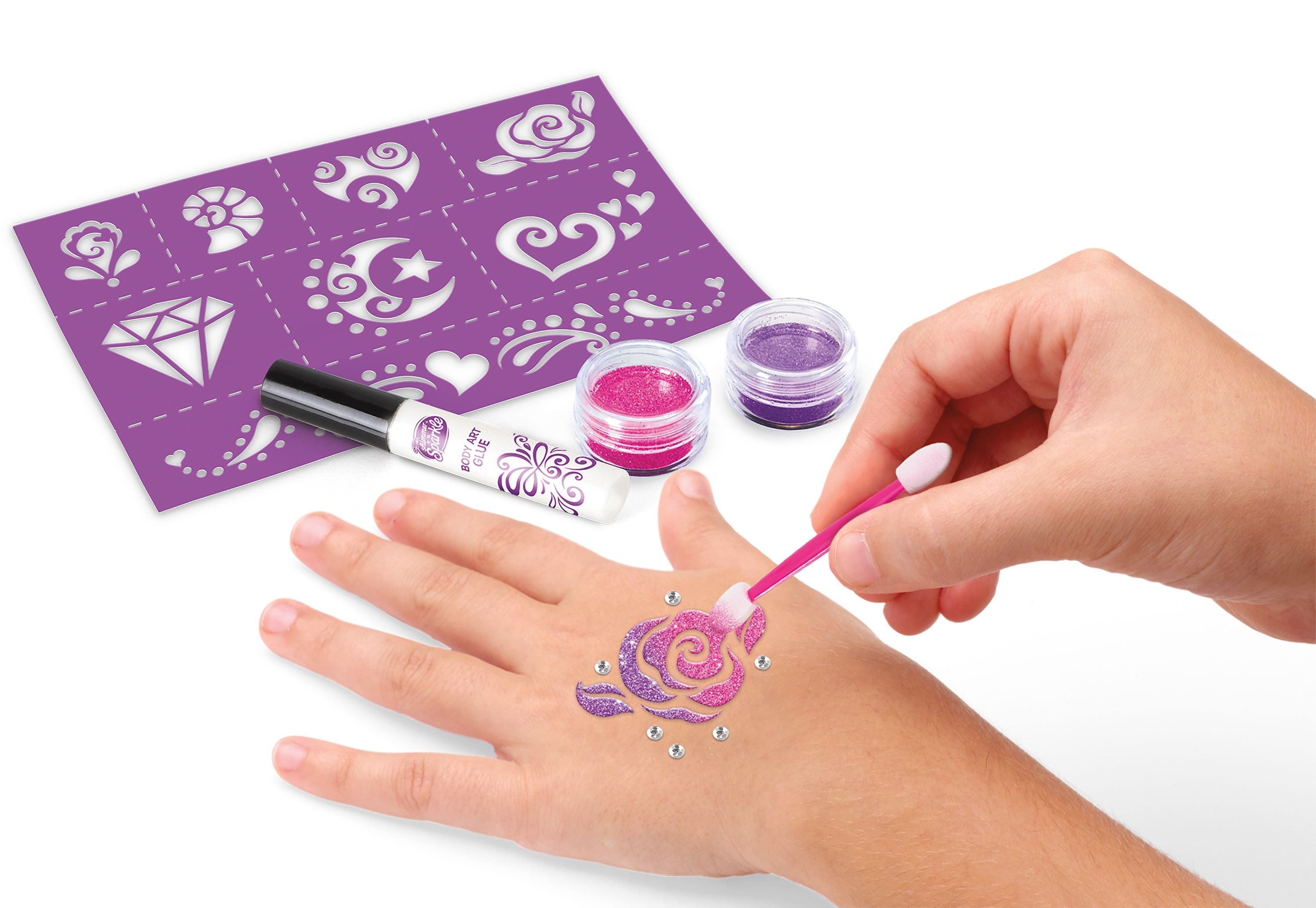 Hot Deal! Cra-Z-Art 3-in-1 Ultimate Glitter Beauty Set for Body, Nails, and Hair
