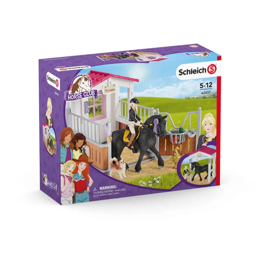 Schleich Horse Club Tori & Princess Horse Stall Set with Cool Accessories