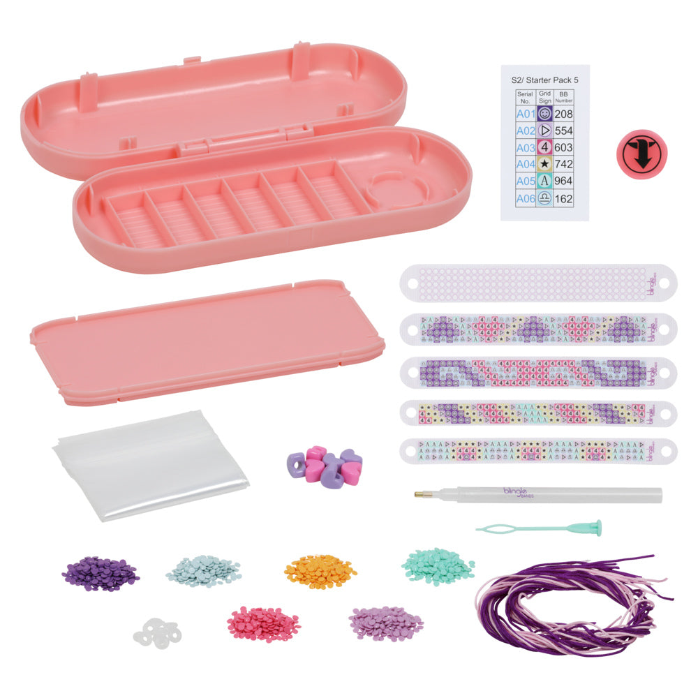 Hot Deal! Blingle Bands S2 Starter Pod - Create Sparkly Friendship Bracelets Anywhere