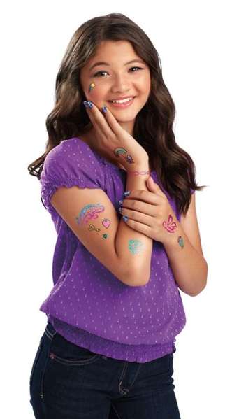 Hot Deal! Cra-Z-Art Glittery Tattoo and Nail Art Set for Fashion - Loving Kids