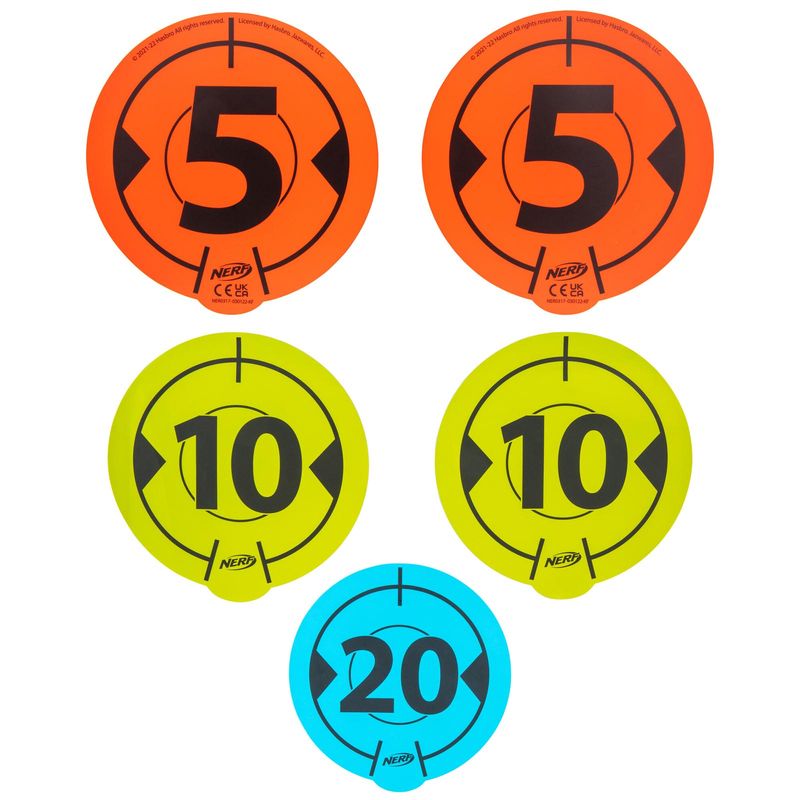 NERF Elite Wall - To - Wall Reusable Adhesive Shooting Targets