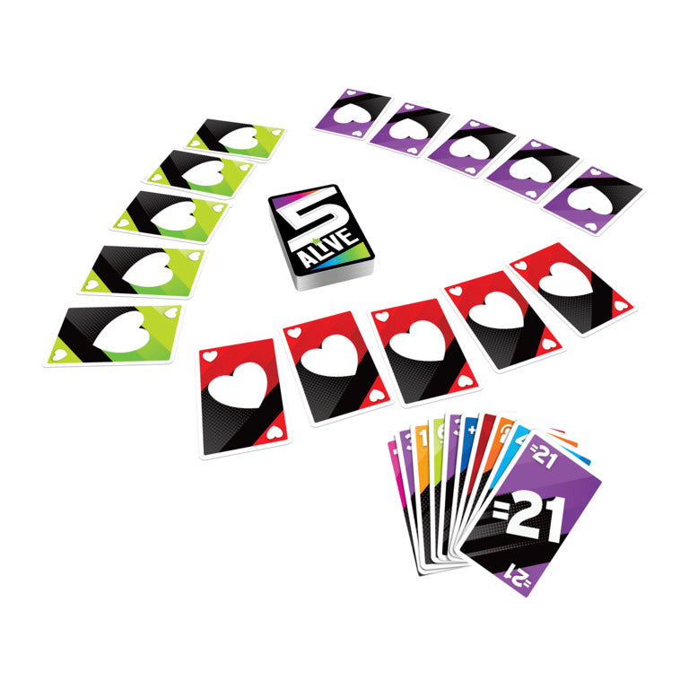 Super Fun Five Alive Family Card Game - Fast-Paced & Unpredictable for Ages 8+