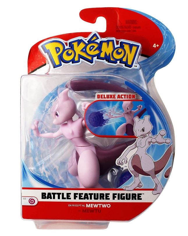 Hot Deal! Pokémon Deluxe Battle Feature Figure - Mewtwo, the Fan - Favourite Pokémon