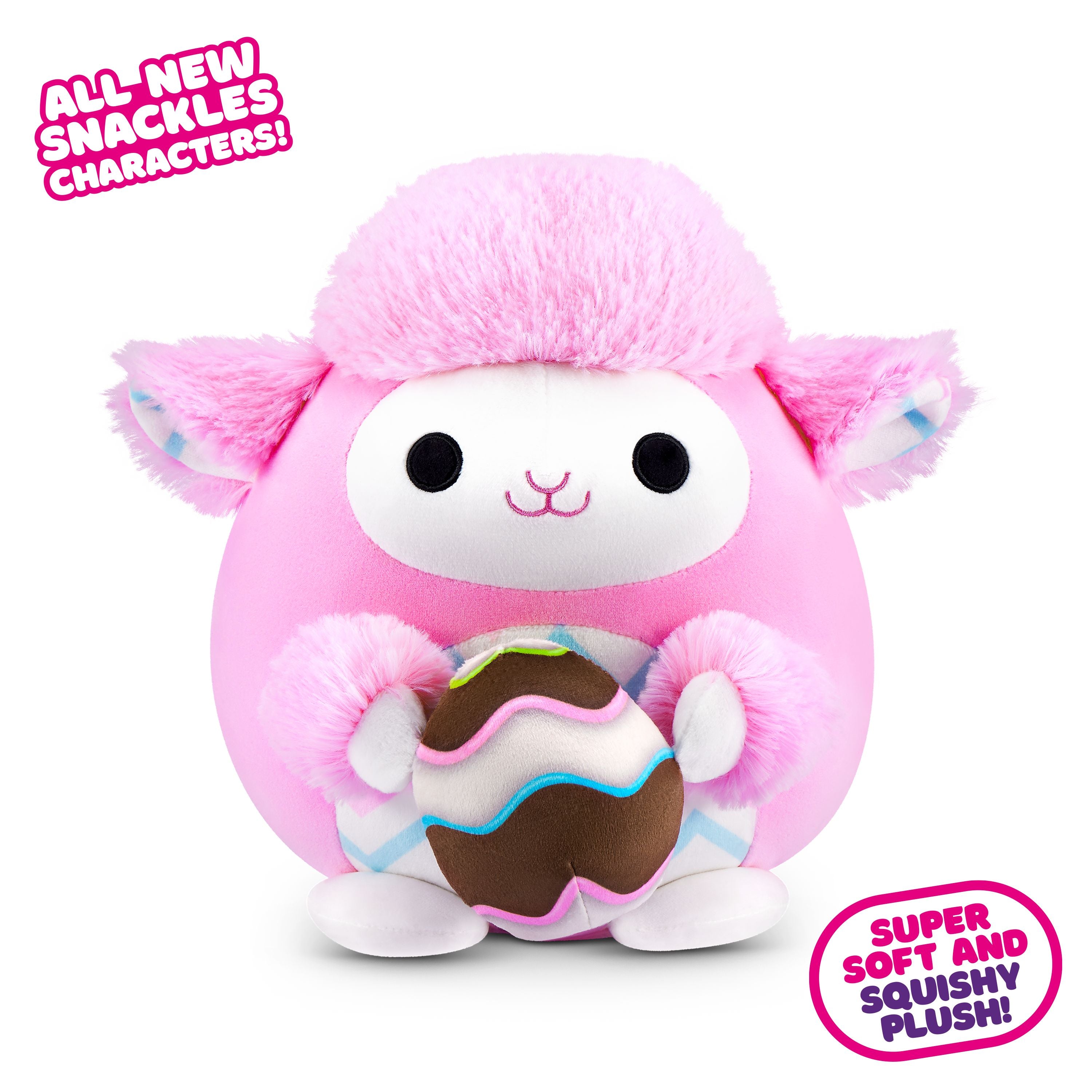Limited Edition ZURU Snackles 14-Inch Easter Plush Toys - Anna Sheep, Collectible Treat!